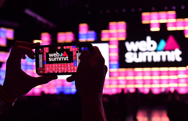 Websummit Lisbon centre stage